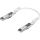 Ubiquiti UniFi Uplink-Kabel SFP28 (weiß, 0,3 Meter)