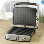 Rommelsbacher Kontaktgrill KG 2020 (edelstahl/schwarz,...