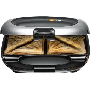 Rommelsbacher Sandwichmaker ST 1000 (schwarz/silber, 1.000 Watt)