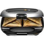 Rommelsbacher Sandwichmaker ST 1000 (schwarz/silber, 1.000 Watt)