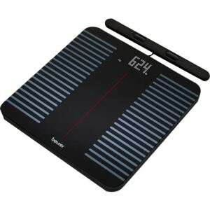 Beurer Diagnosewaage BF 990 mit Handteil (schwarz, WIFI / Bluetooth)
