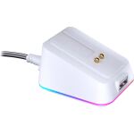 Endorfy Mouse Dock White, für LIV Wireless, LIV Plus Wireless (weiß, Kabel 1,8 Meter)