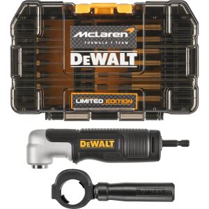 Dewalt FLEXTORQ Bit-Satz DT70782, 33-teilig, im McLaren Design (inkl. Winkelvorsatz mit Basiskopf und Handgriff, in TOUGH CASE)