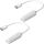 Ubiquiti Easy Cable Verlängerungskabel Cat.6a F/UTP, 2er Pack (weiß, 15cm Kabel, wasserdichte Kappe)