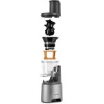 Kenwood Entsafter PureJuice XL JMP85.000SI (silber, 230 Watt, Saftbehälter 0,6 Liter)