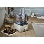 Kenwood Küchenmaschine MultiPro Compact+ (silber, 800 Watt, integrierte Waage, Mixaufsatz und Blend-Xtract 2GO)