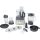 Kenwood Küchenmaschine MultiPro Compact+ (silber, 800 Watt, integrierte Waage, Mixaufsatz und Blend-Xtract 2GO)