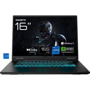 GIGABYTE GAMING A16 CWHI3DEC94SH (grau, Intel® Core? i7-13620H, NVIDIA GeForce RTX 5070, 16 GB DDR5, 1 TB (1 TB SSD), Windows 11 Home)