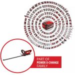 Einhell Power X-Change Akku-Heckenschere GC-CH 1855/1 Li Kit, 18Volt (rot/schwarz, Li-Ionen Akku 2,5Ah)