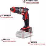 Einhell Professional Akku-Trockenbauschrauber TP-DY 18 Li BL - Solo, 18Volt (rot/schwarz, ohne Akku und Ladegerät, in E-Box)