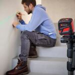 Einhell Kreuzlinienlaser TC-LL 2 G (schwarz/rot, grüne Laserlinien)