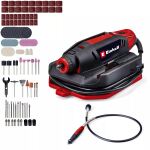 Einhell Schleif- und Gravur-Werkzeug TC-MT 150 E (schwarz/rot, 150 Watt, 117-teiliges Zubehör-Set)