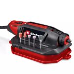 Einhell Schleif- und Gravur-Werkzeug TC-MT 150 E (schwarz/rot, 150 Watt, 117-teiliges Zubehör-Set)
