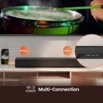 Hisense HS1000 Soundbar (schwarz, Bluetooth, HDMI, USB, AUX, Optisch)