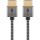 Goobay Plus Slim High-Speed-HDMI-Kabel mit Ethernet, 4K @ 60Hz (grau, 2 Meter)