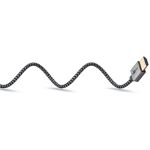 Goobay Plus Slim High-Speed-HDMI-Kabel mit Ethernet, 8K @ 60Hz (grau, 2 Meter)