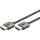 Goobay Plus Slim High-Speed-HDMI-Kabel mit Ethernet, 8K @ 60Hz (grau, 2 Meter)
