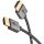Goobay Plus Slim High-Speed-HDMI-Kabel mit Ethernet, 8K @ 60Hz (grau, 2 Meter)