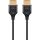 Goobay Slim High-Speed-HDMI-Kabel mit Ethernet, 8K @ 60Hz (schwarz, 0,5 Meter)