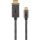 Goobay USB Textil-Adapterkabel, USB-C Stecker > HDMI Stecker, 4K / 60Hz (schwarz/silber, 2 Meter)