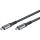 Goobay USB4 Gen 3x2 Kabel, USB-C Stecker > USB-C Stecker, 40Gbit/s (schwarz/grau, 1 Meter, PD, Laden mit bis zu 240 Watt)