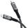 Goobay USB4 Gen 3x2 Kabel, USB-C Stecker > USB-C Stecker, 40Gbit/s (schwarz/grau, 1 Meter, PD, Laden mit bis zu 240 Watt)