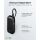 Goobay Powerbank 5.000 mAh, integriertes USB-C Kabel 13cm, 20 Watt (schwarz, 5 Ah, 1x USB-A, 1x USB-C, PD, QC)