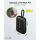 Goobay Powerbank 10.000 mAh, integriertes USB-C Kabel 13cm, 20 Watt (schwarz, 10 Ah, 1x USB-A, 2x USB-C, PD, QC)