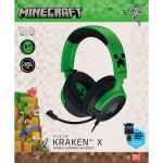 Razer Kraken V4 X - Minecraft Edition (schwarz/grün)