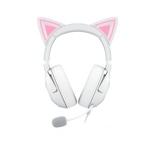 Razer Kraken Kitty V2 Kopfhörer Kabelgebunden Kopfband Gaming USB Typ-A Weiß