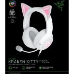 Razer Kraken Kitty V2 Kopfhörer Kabelgebunden Kopfband Gaming USB Typ-A Weiß