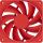HYTE FA12 (rot, 4er Pack, 120 mm)