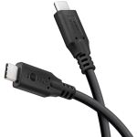 Goobay USB4 Gen 3x2 Kabel, USB-C Stecker > USB-C Stecker, 40Gbit/s (schwarz, 1 Meter, PD, Laden mit bis zu 100 Watt)