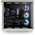 Thermaltake View 380 XL WS ARGB Matcha Green (hellgrün/holz, Tempered Glass x 2, Holzstruktur)