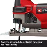 Einhell Power X-Change Akku-Stichsäge TE-JS 18/100 Li - Solo, 18Volt (rot/schwarz, ohne Akku und Ladegerät)