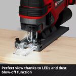 Einhell Power X-Change Akku-Stichsäge TE-JS 18/100 Li - Solo, 18Volt (rot/schwarz, ohne Akku und Ladegerät)