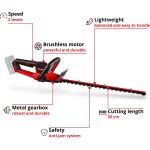 Einhell Professional Akku-Heckenschere GP-CH 18/50 Li BL-Solo, 18Volt (rot/schwarz, ohne Akku und Ladegerät)