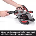 Einhell Professional Akku-Handkreissäge TP-CS 18/165 Li BL - Solo, 18Volt (rot/schwarz, ohne Akku und Ladegerät)