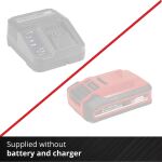 Einhell Professional Akku-Winkelschleifer AXXIO 18/115, 18Volt (rot/schwarz, ohne Akku und Ladegerät)