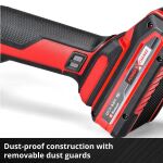 Einhell Professional Akku-Winkelschleifer AXXIO 18/115, 18Volt (rot/schwarz, ohne Akku und Ladegerät)
