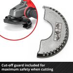 Einhell Professional Akku-Winkelschleifer AXXIO 18/115, 18Volt (rot/schwarz, ohne Akku und Ladegerät)