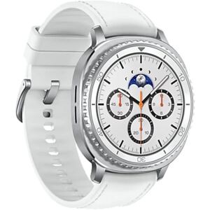Samsung Galaxy Watch8 Classic (weiß, 46mm, LTE, Hybrid-Armband)
