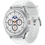Samsung Galaxy Watch8 Classic (weiß, 46mm, LTE, Hybrid-Armband)