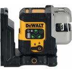 Dewalt Akku-Multilinienlaser 3x180° DCLE14301GB, 18Volt (schwarz/gelb, mit grünen Laserlinien, integrierter Powerstack Li-Ion Akku)