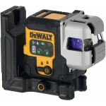 Dewalt Akku-Multilinienlaser 3x180° DCLE14301GB, 18Volt (schwarz/gelb, mit grünen Laserlinien, integrierter Powerstack Li-Ion Akku)