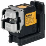 Dewalt Akku-Multilinienlaser 3x180° DCLE14301GB, 18Volt (schwarz/gelb, mit grünen Laserlinien, integrierter Powerstack Li-Ion Akku)