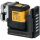 Dewalt Akku-Multilinienlaser 3x180° DCLE14301GB, 18Volt (schwarz/gelb, mit grünen Laserlinien, integrierter Powerstack Li-Ion Akku)
