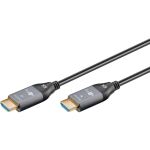 Goobay Optisches Hybrid Ultra High-Speed HDMI Kabel (AOC) 8K / 60Hz (schwarz/grau, 20 Meter, 48 Gbit/s)