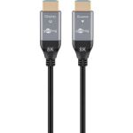 Goobay Optisches Hybrid Ultra High-Speed HDMI Kabel (AOC) 8K / 60Hz (schwarz/grau, 20 Meter, 48 Gbit/s)
