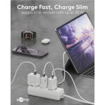 Goobay USB-C PD GaN Schnellladegerät Slim (30 W) (weiß)